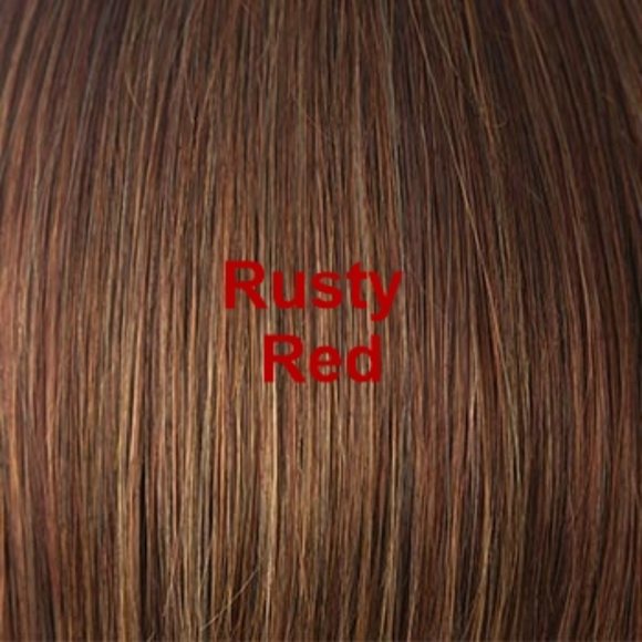 Rene of Paris Evanna Wig, Rusty Red - Picture 9 of 9